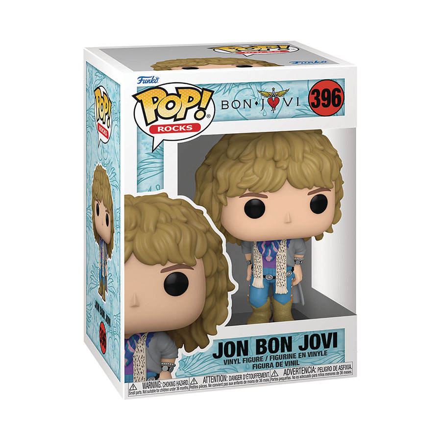 POP Rocks Bon Jovi Jon Bon Jovi 1980s Vinyl Figure