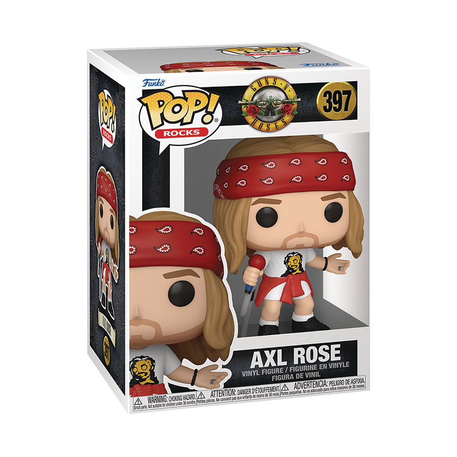 POP Rocks Guns n Roses Axl Rose 1992 Vinyl Figure