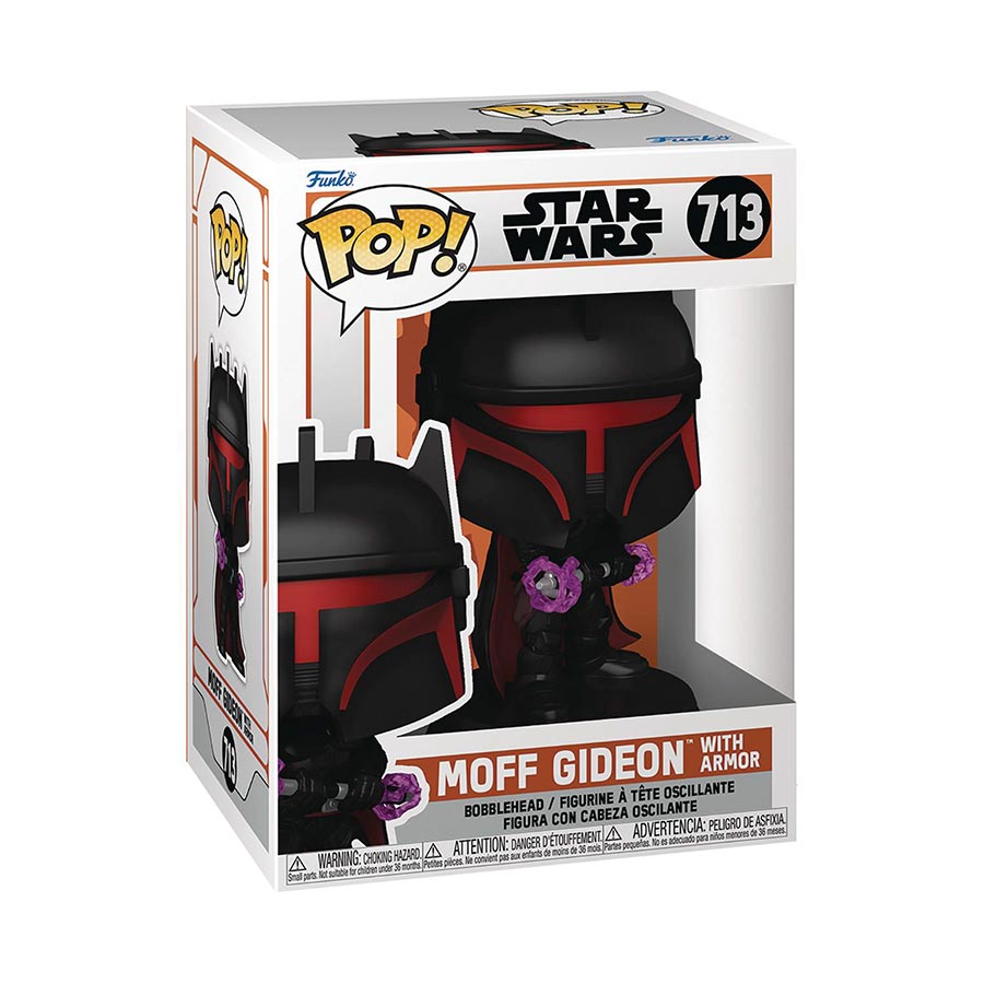 POP Star Wars Moff Gideon With Armor Vinyl Bobble Head