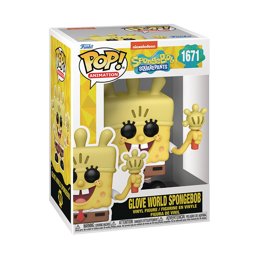 POP Television SpongeBob SquarePants 25th Anniversary Glove World SpongeBob Vinyl Figure