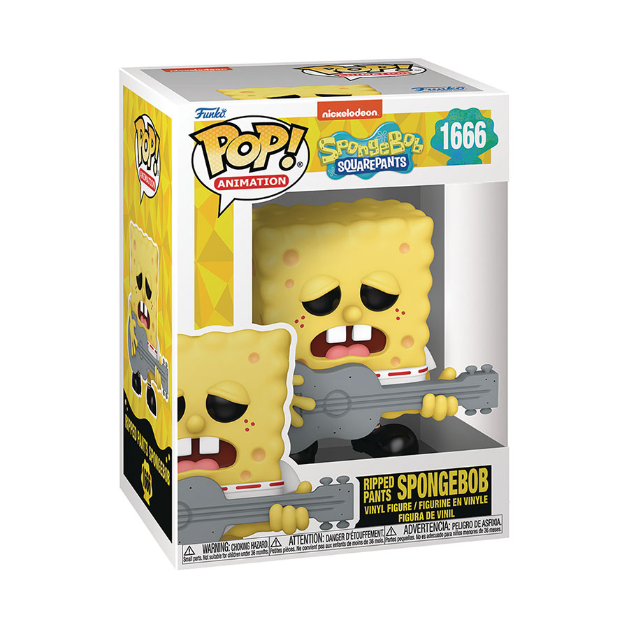 POP Television SpongeBob SquarePants 25th Anniversary Ripped Pants SpongeBob Vinyl Figure