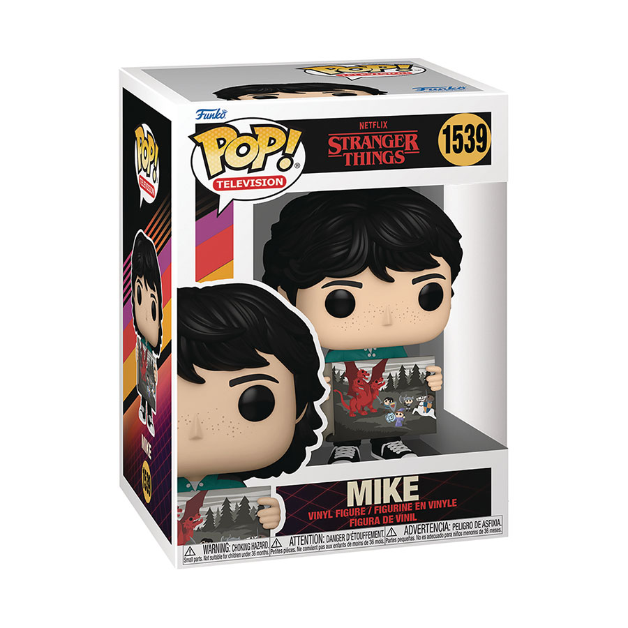 POP Television Stranger Things Season 4 Mike With Wills Painting Vinyl Figure