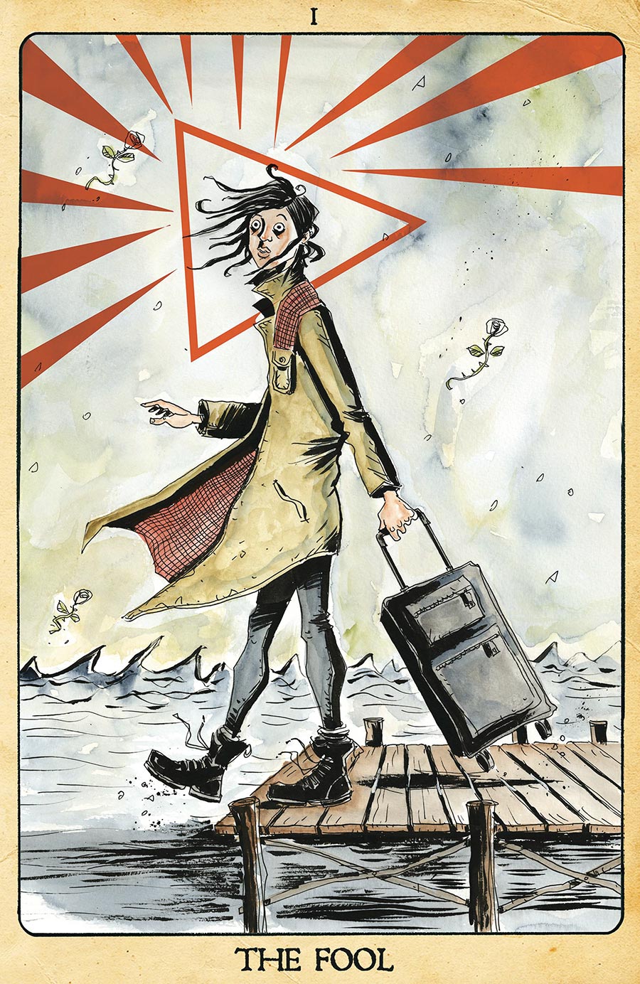 Minor Arcana #1 Cover C Incentive Jeff Lemire Tarot Card The Fool Variant Cover