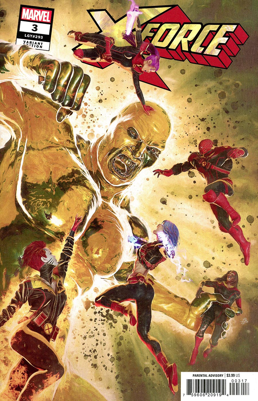 X-Force Vol 7 #3 Cover D Incentive Bjorn Barends Variant Cover