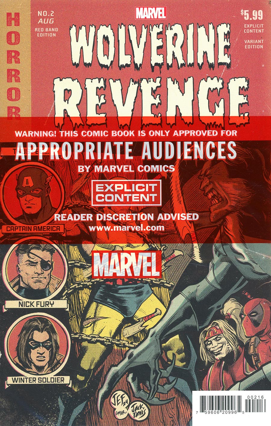 Wolverine Revenge Red Band Edition #2 Cover B Incentive Juan Ferreyra Homage Variant Cover With Polybag