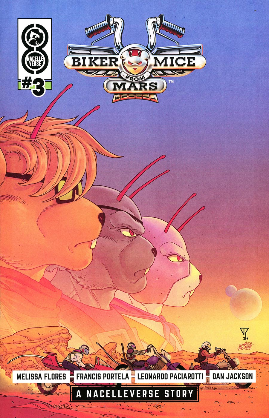 Biker Mice From Mars Vol 2 #3 Cover E Incentive Francis Portela Variant Cover