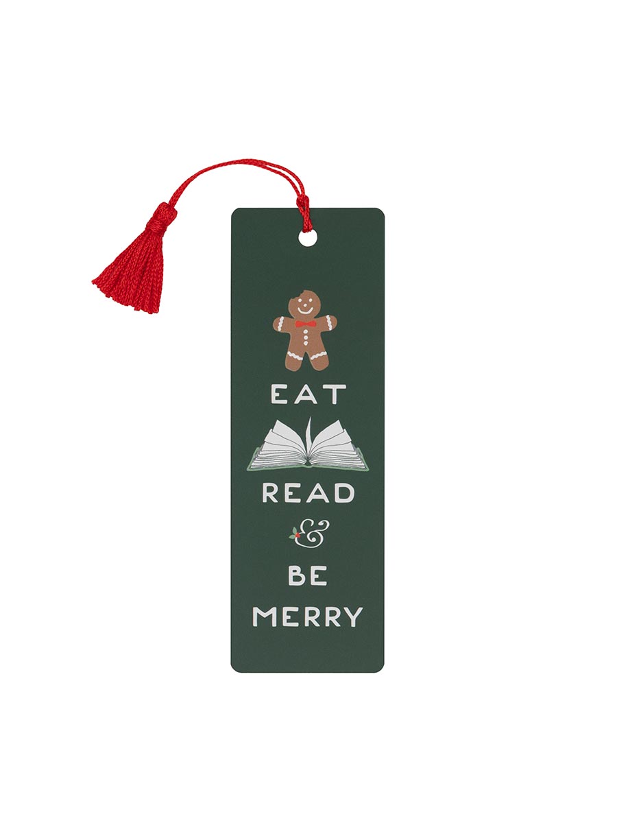 Eat Read & Be Merry Bookmark
