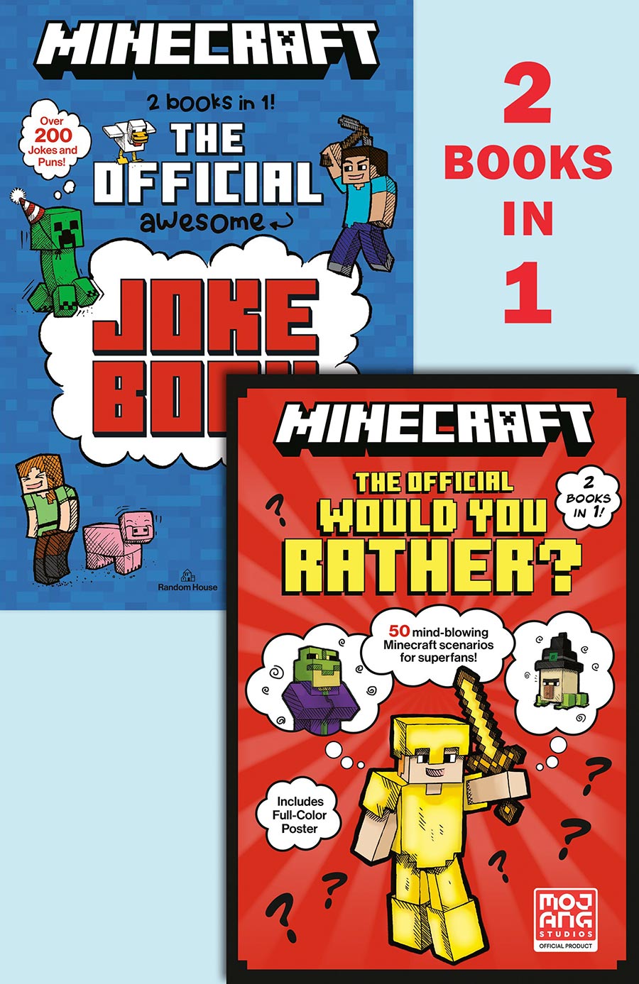 Minecraft 2-In-1 The Official Would You Rather / The Official Joke Book TP