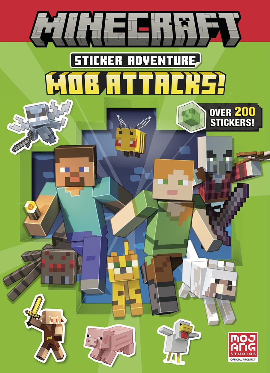 Minecraft Sticker Adventure Mob Attacks TP