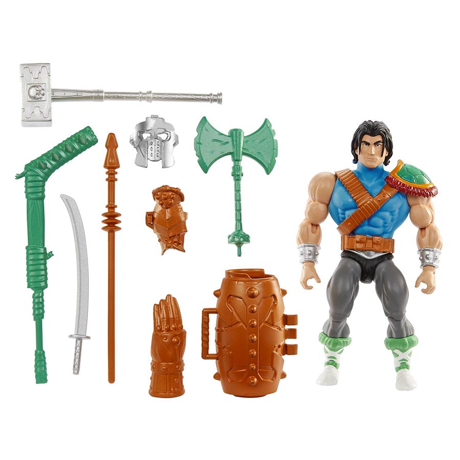 Masters Of The Universe Turtles Of Grayskull Core Casey Jones Action Figure