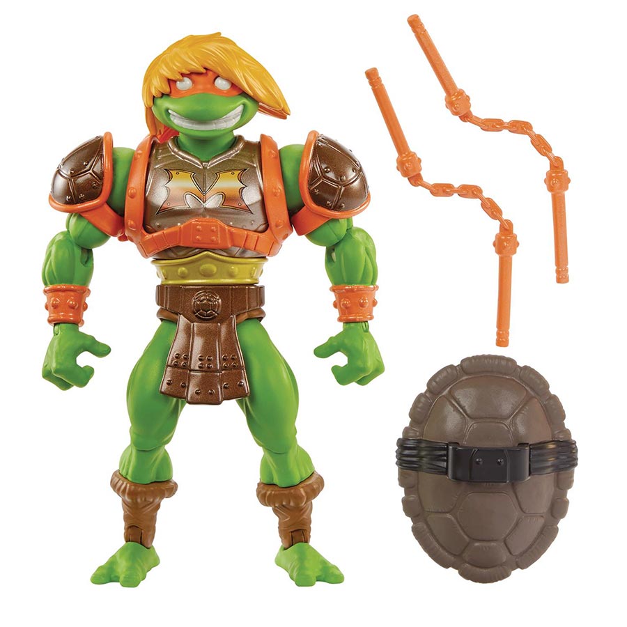 Masters Of The Universe Turtles Of Grayskull Core Michelangelo Action Figure