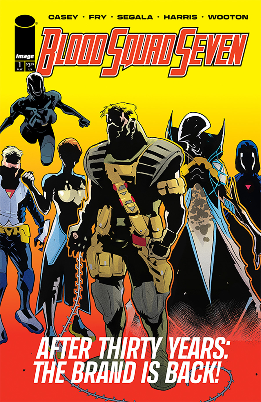 Blood Squad Seven #1 Cover F 2nd Ptg