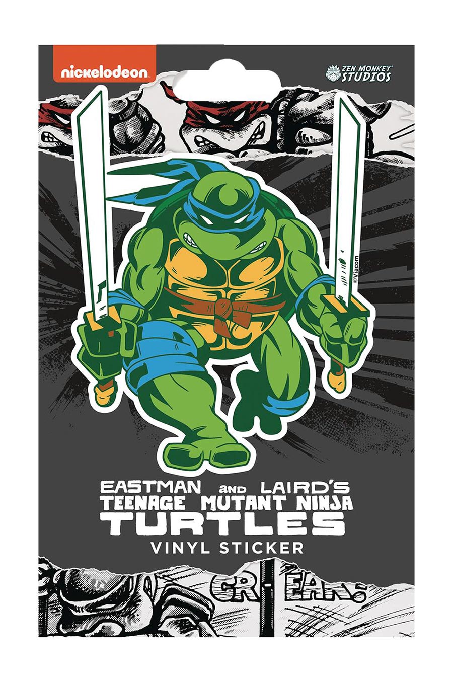 Teenage Mutant Ninja Turtles Classic Comic Vinyl Sticker - Leonardo