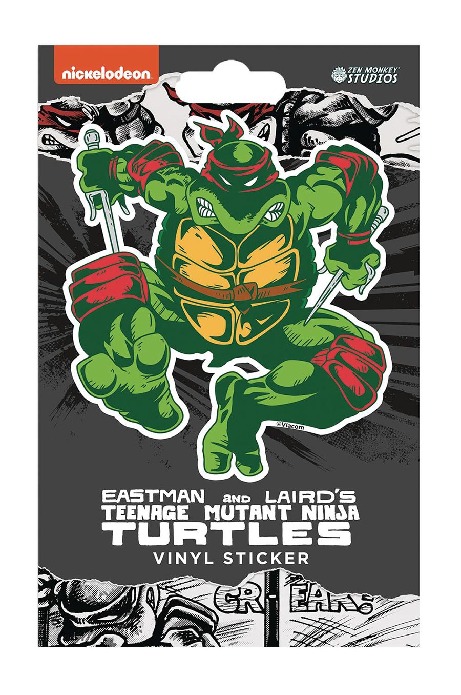 Teenage Mutant Ninja Turtles Classic Comic Vinyl Sticker - Raphael