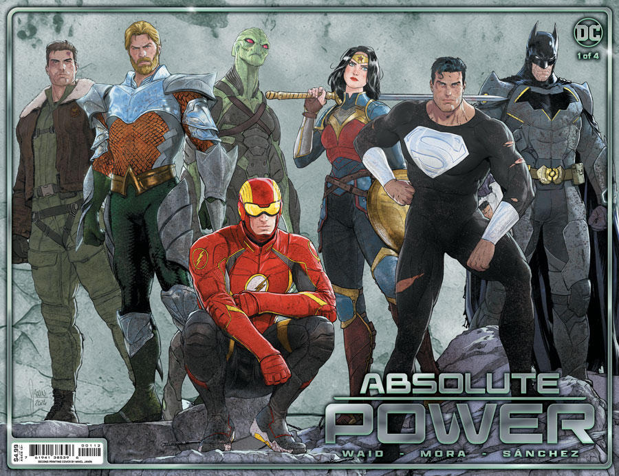 Absolute Power #1 Cover K 2nd Ptg Mikel Janin Wraparound Variant Cover