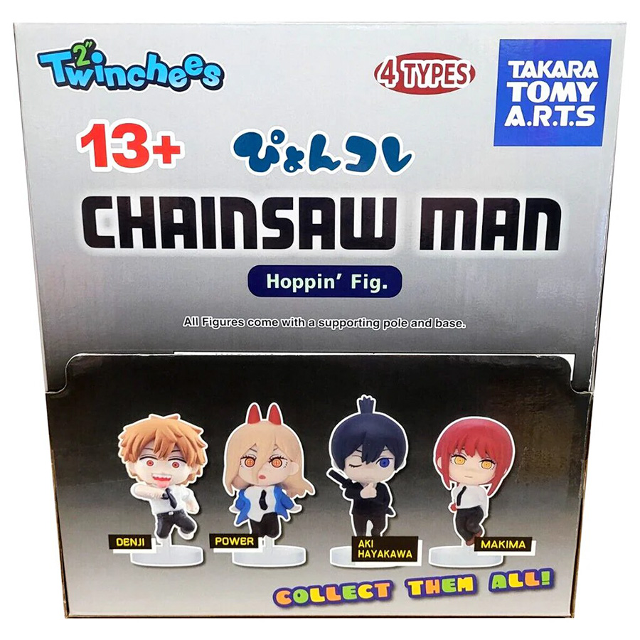 Chainsaw Man Jumping Figure Mystery Pack Blind Mystery Box 24-Piece Display