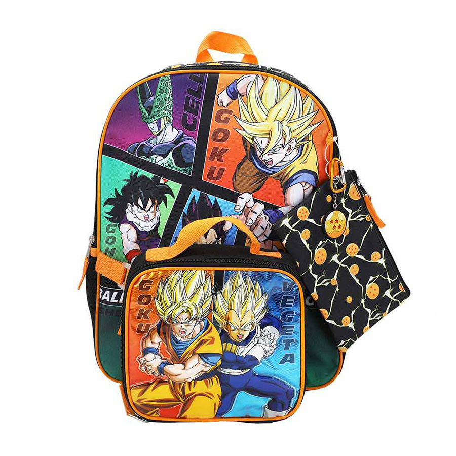Dragon Ball Z 5-Piece Youth Backpack Set