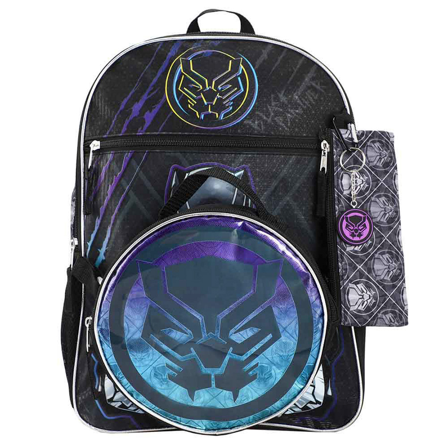 Marvel Black Panther 5-Piece Youth Backpack Set