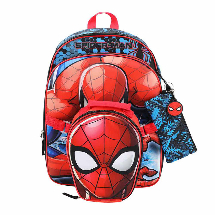 Marvel Spider-Man 5-Piece Youth Backpack Set