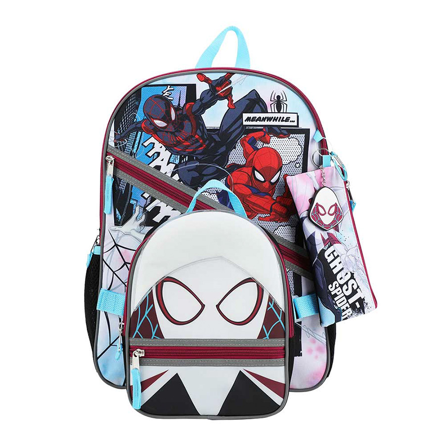 Marvel Spider-Gwen 5-Piece Youth Backpack Set