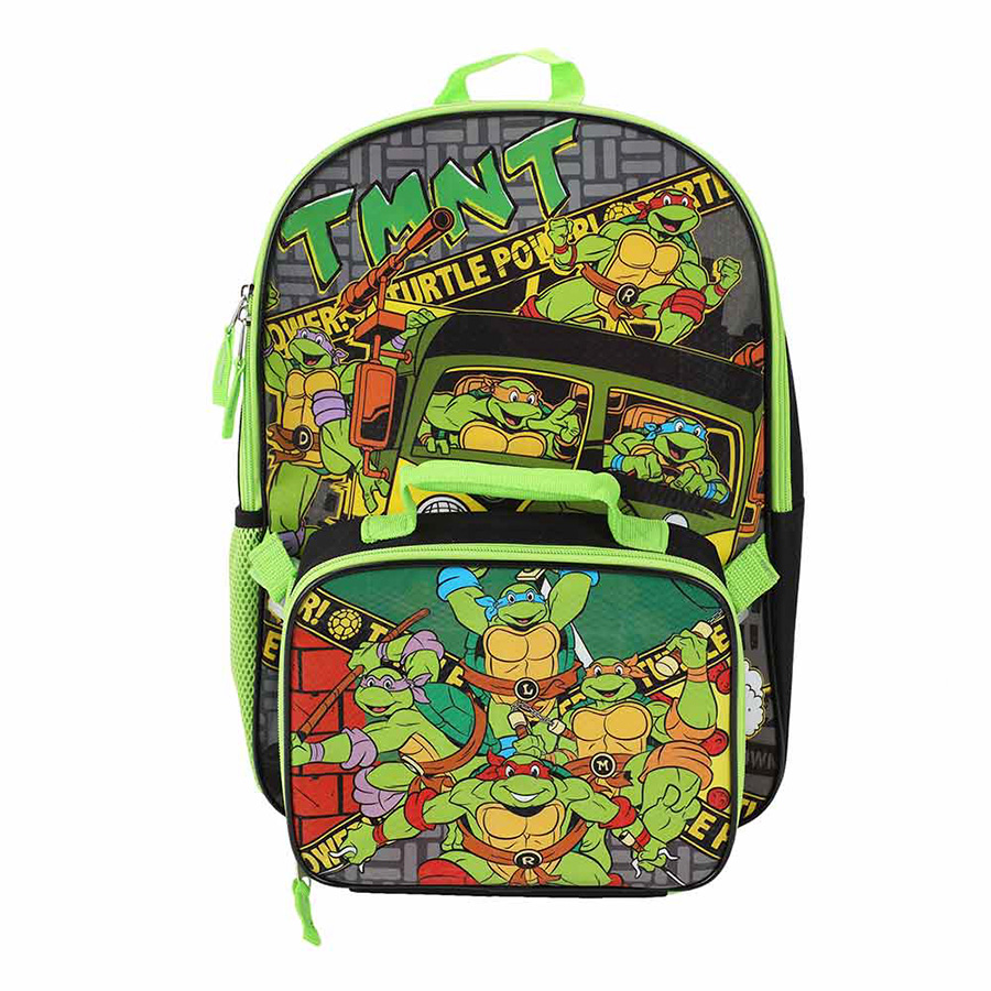 Teenage Mutant Ninja Turtles Youth Lunch Tote And Backpack