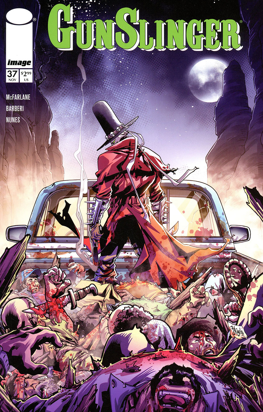 Gunslinger Spawn #37 Cover B Variant Ze Carlos Cover