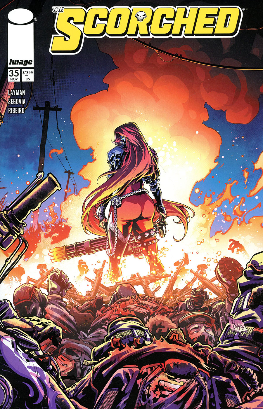 Scorched #35 Cover B Variant Ze Carlos Cover
