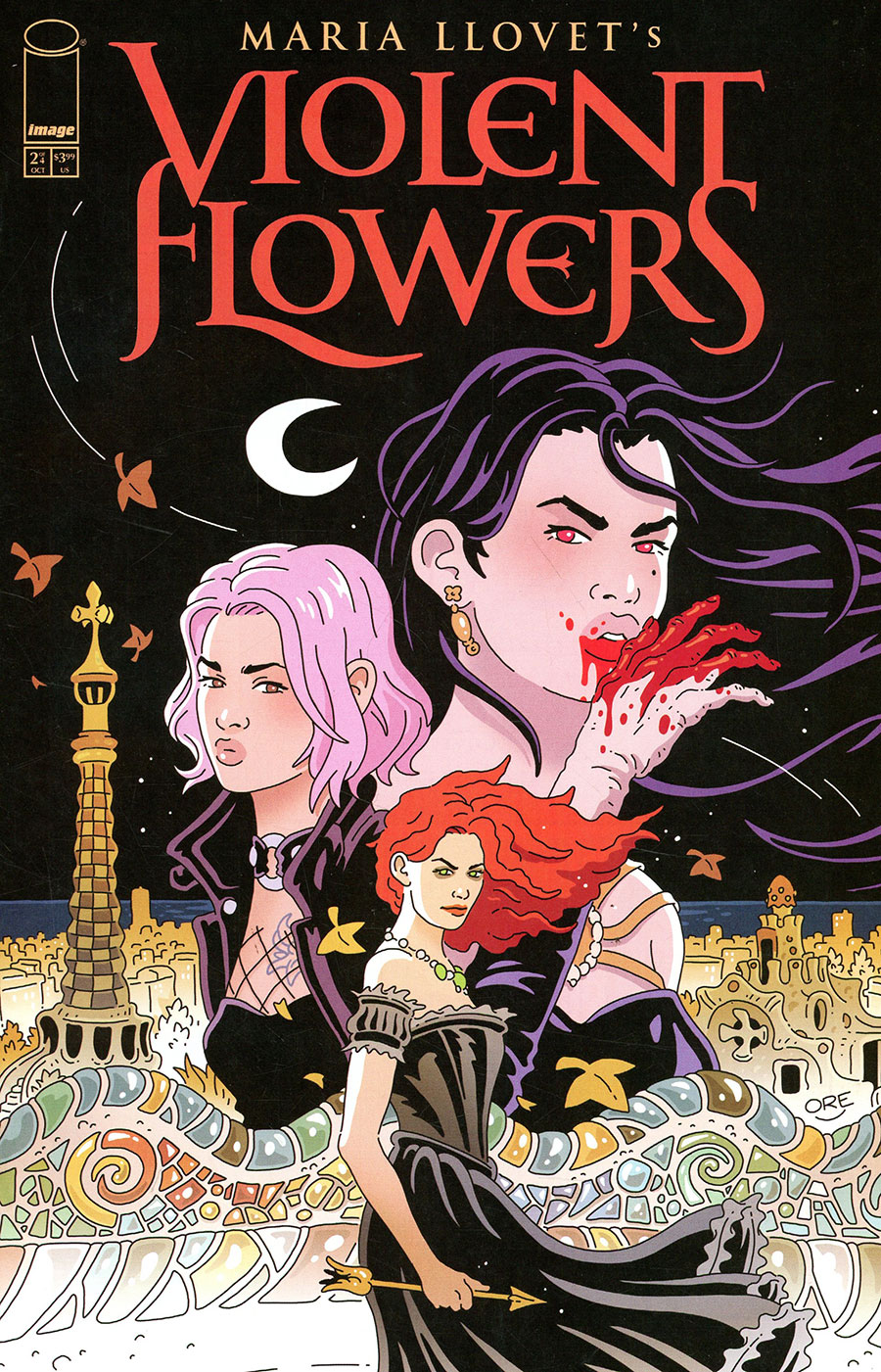 Maria Llovets Violent Flowers #2 Cover D Variant Jesus Orellana Cover