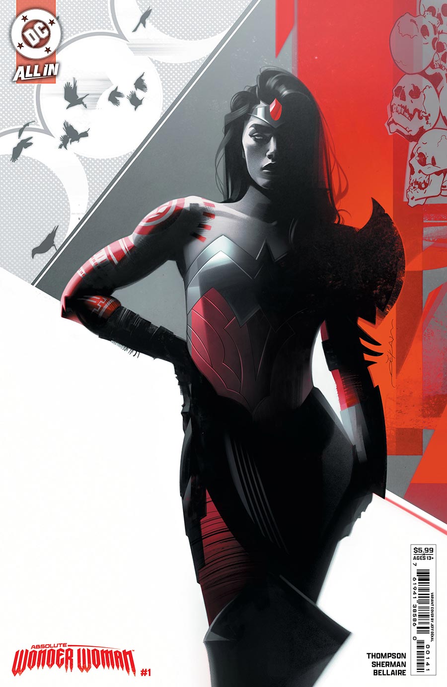 Absolute Wonder Woman #1 Cover D Variant Jeff Dekal Card Stock Cover (DC All In)(Limit 1 Per Customer)