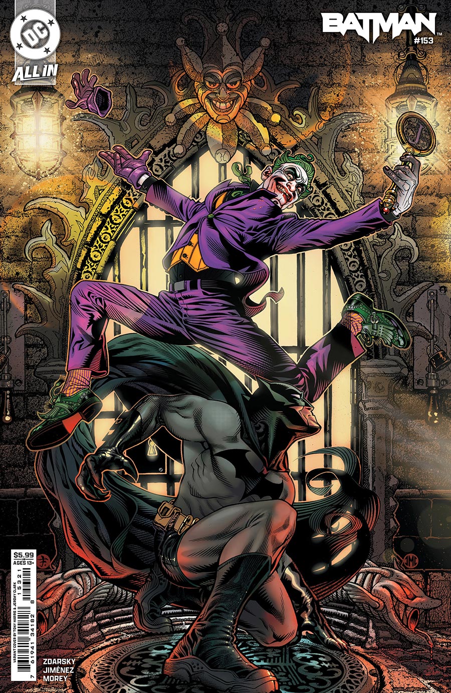 Batman Vol 3 #153 Cover B Variant Tony Harris & Jeremy Clark Card Stock Cover (DC All In)