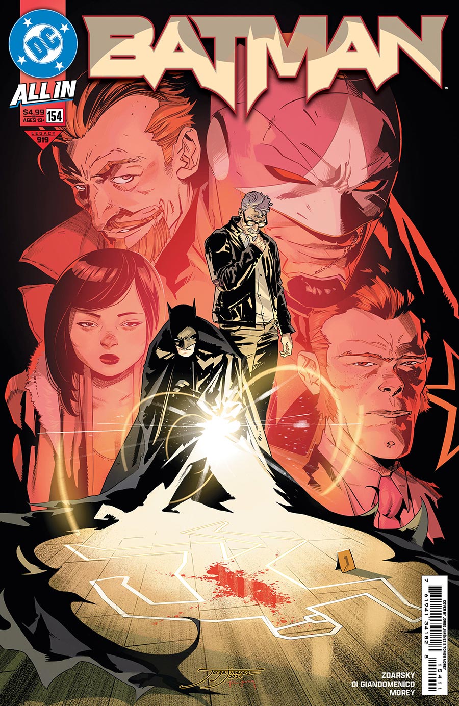 Batman Vol 3 #154 Cover A Regular Jorge Jimenez Cover (DC All In)