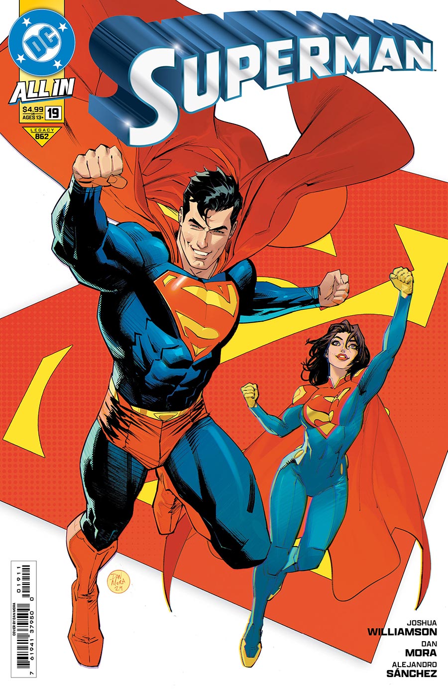 Superman Vol 7 #19 Cover A Regular Dan Mora Cover (DC All In) (Limit 1 Per Customer)