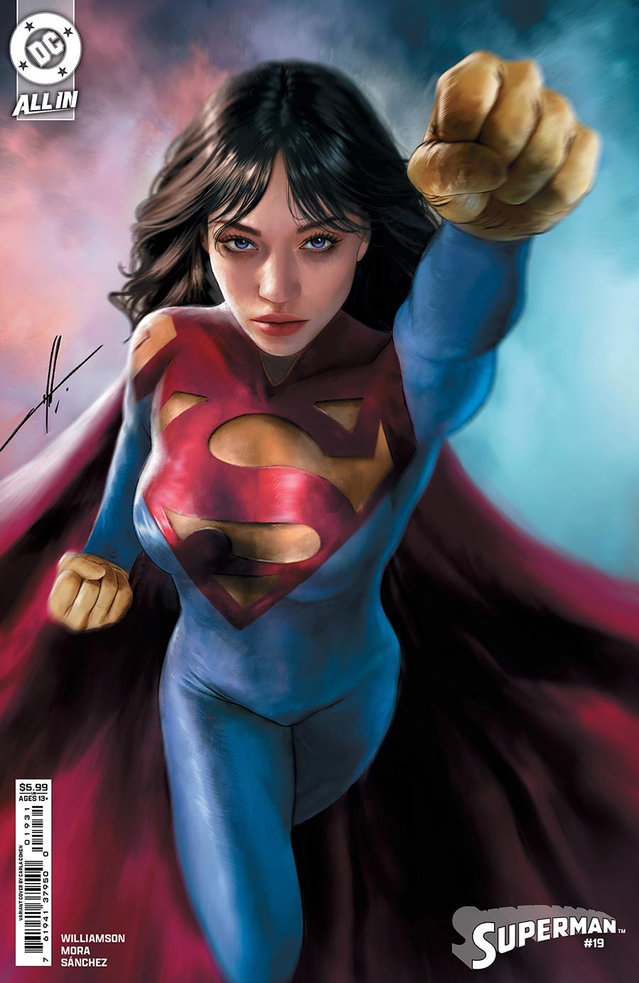 Superman Vol 7 #19 Cover C Variant Carla Cohen Card Stock Cover (DC All In) (Limit 1 Per Customer)