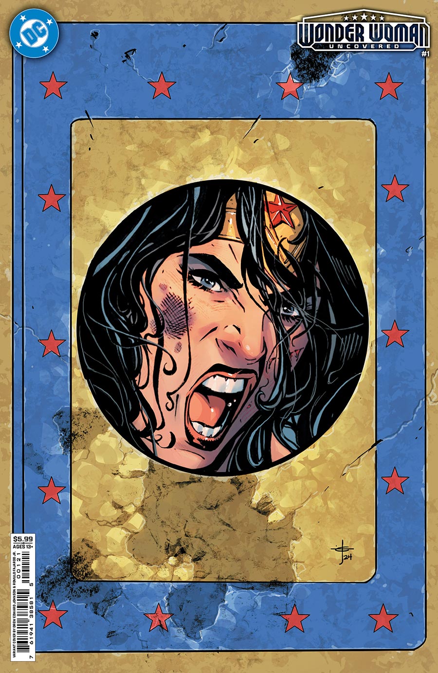 Wonder Woman Uncovered #1 (One Shot) Cover B Variant Drew Edward Johnson Cover