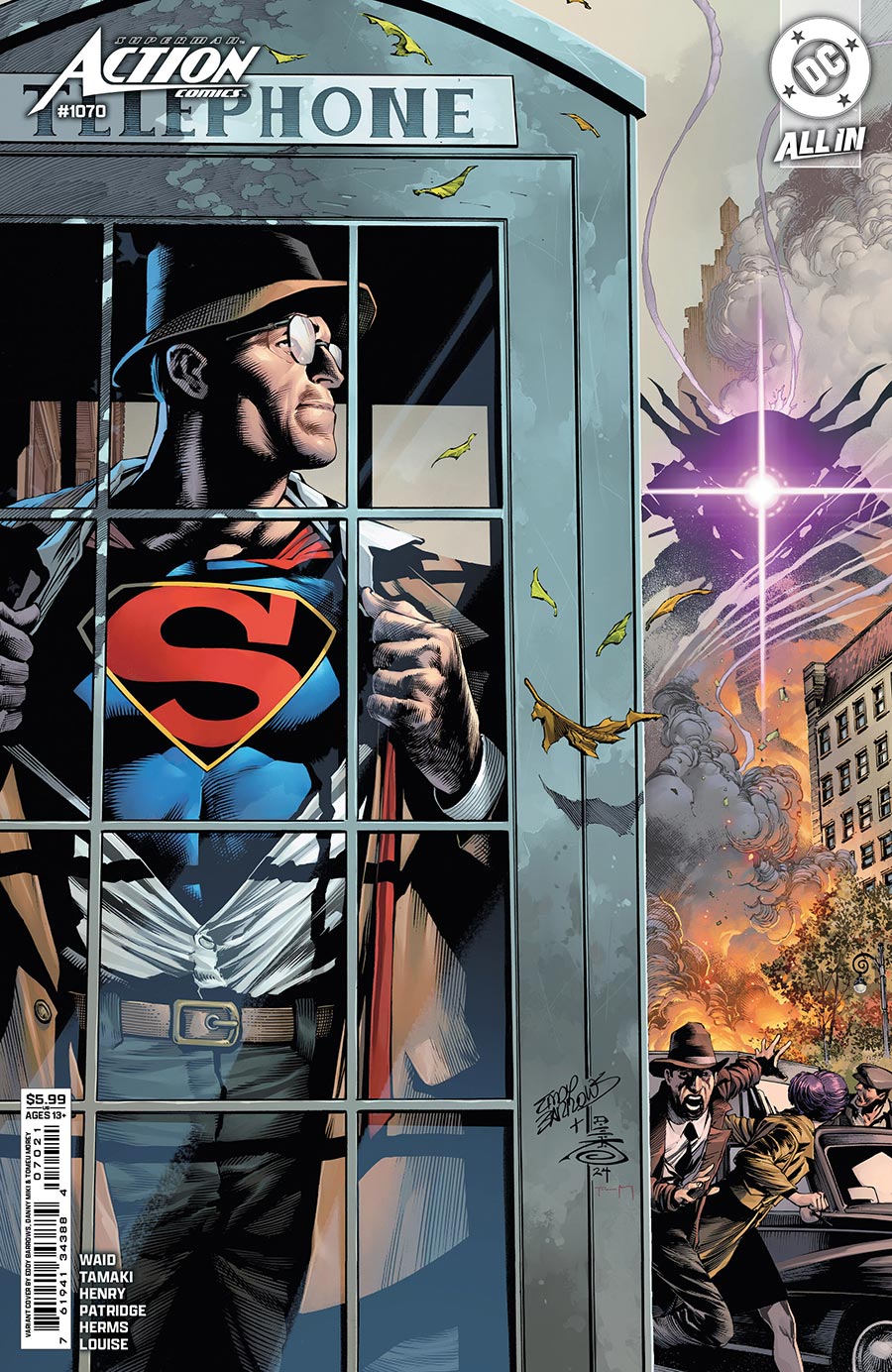 Action Comics Vol 2 #1070 Cover C Variant Eddy Barrows Card Stock Cover (DC All In)
