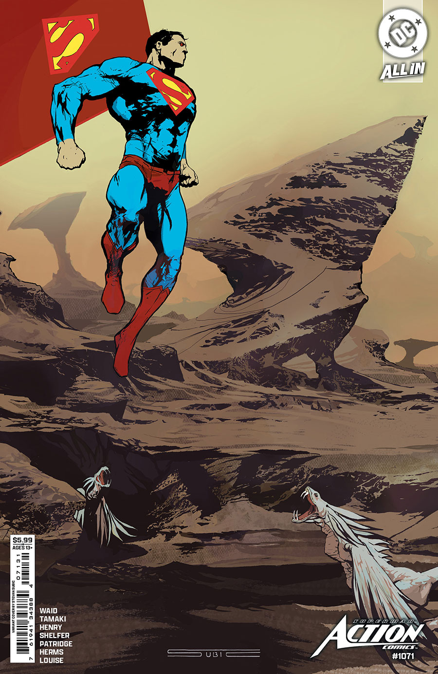 Action Comics Vol 2 #1071 Cover C Variant Stevan Subic Card Stock Cover (DC All In)