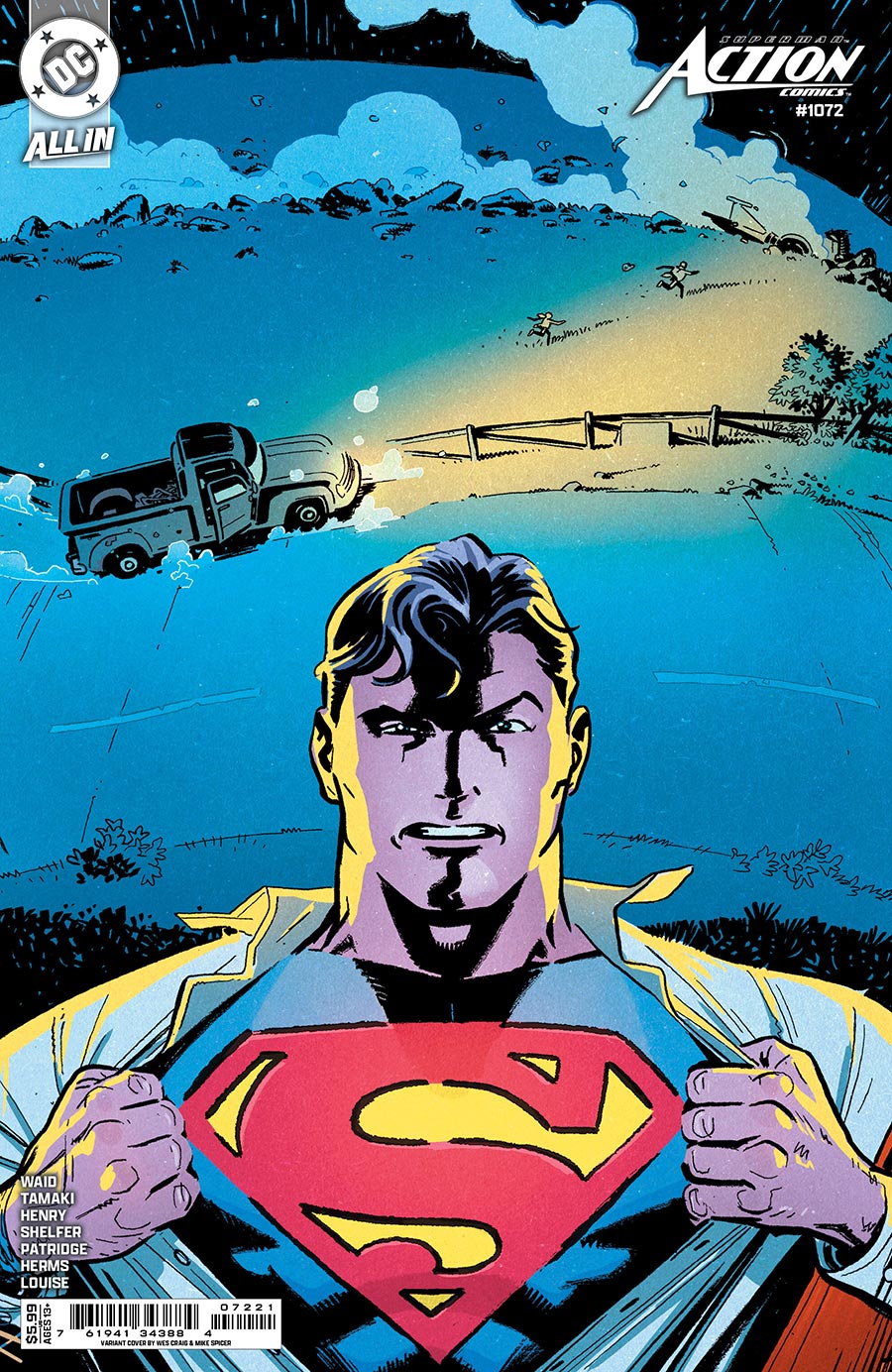 Action Comics Vol 2 #1072 Cover B Variant Wes Craig Card Stock Cover (DC All In)
