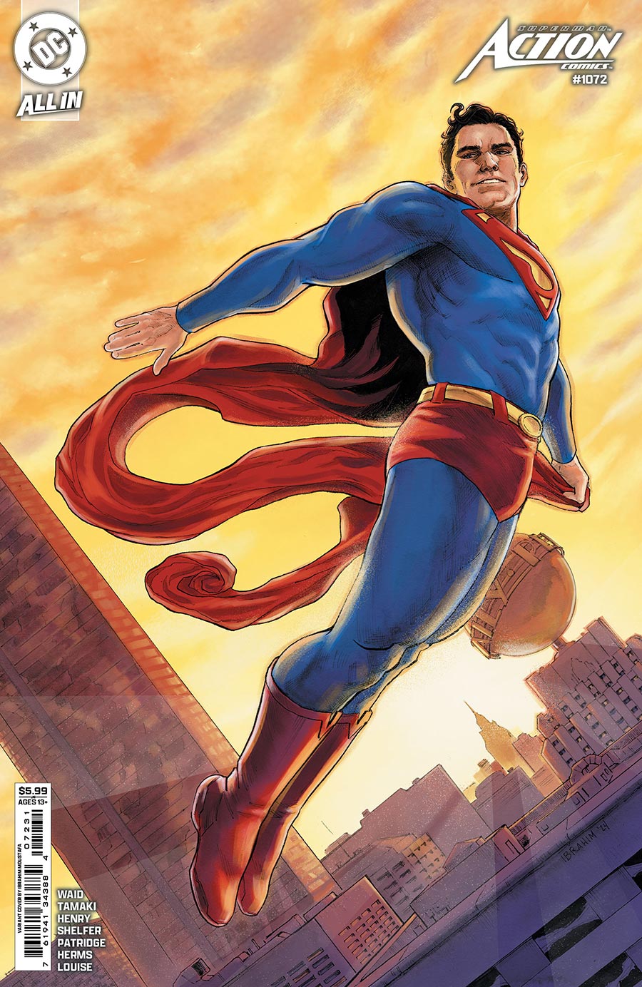 Action Comics Vol 2 #1072 Cover C Variant Ibrahim Moustafa Card Stock Cover (DC All In)