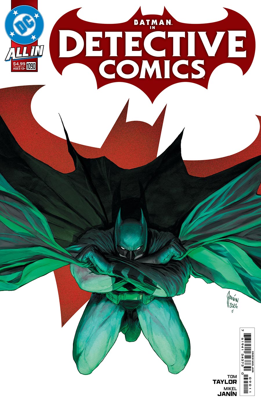 Detective Comics Vol 2 #1090 Cover A Regular Mikel Janin Cover (DC All In)