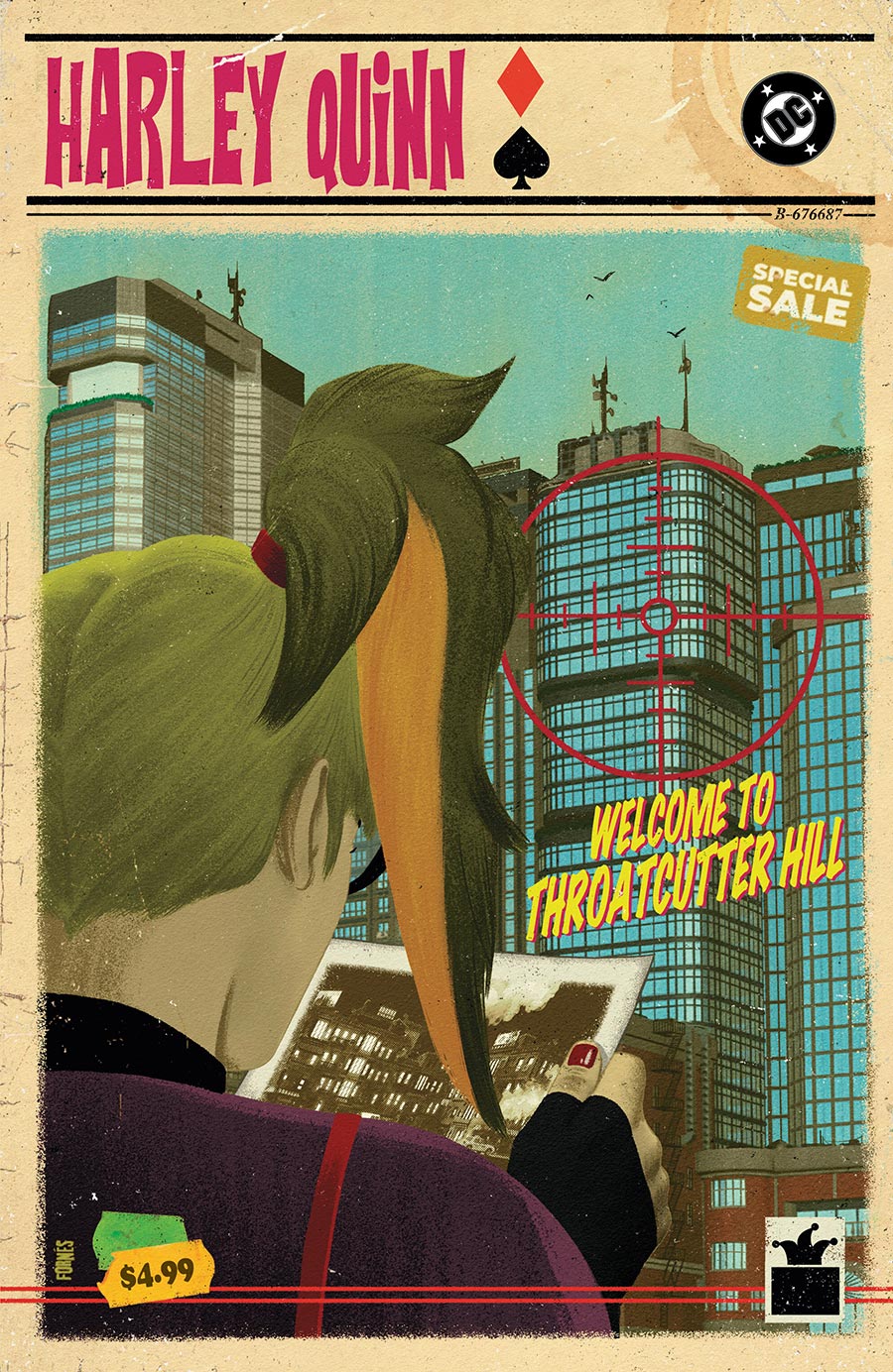 Harley Quinn Vol 4 #44 Cover C Variant Jorge Fornes Card Stock Cover (DC All In)