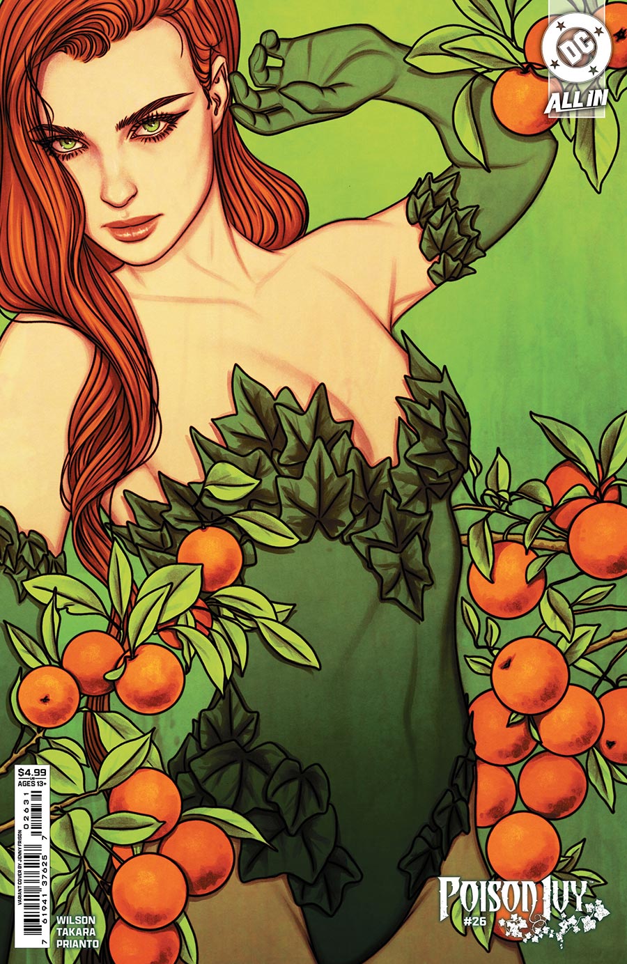 Poison Ivy #26 Cover B Variant Jenny Frison Card Stock Cover (DC All In)