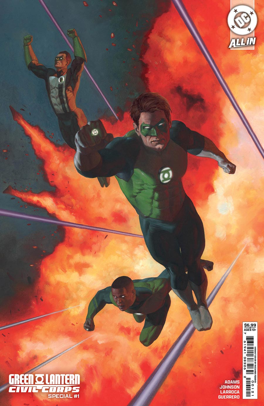 Green Lantern Civil Corps Special #1 (One Shot) Cover C Variant Riccardo Federici Card Stock Cover (DC All In)
