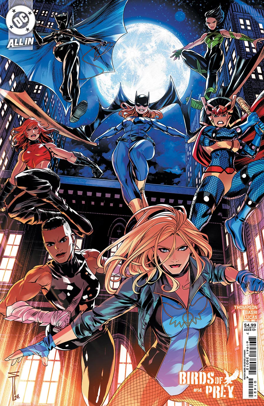Birds Of Prey Vol 5 #14 Cover C Variant Serg Acuna Card Stock Cover (DC All In)