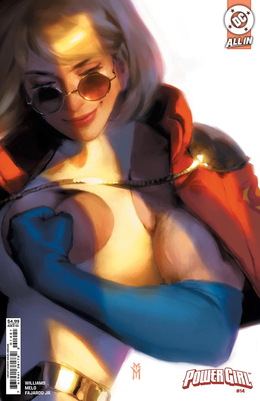 Power Girl Vol 3 #14 Cover B Variant Miguel Mercado Card Stock Cover (DC All In)