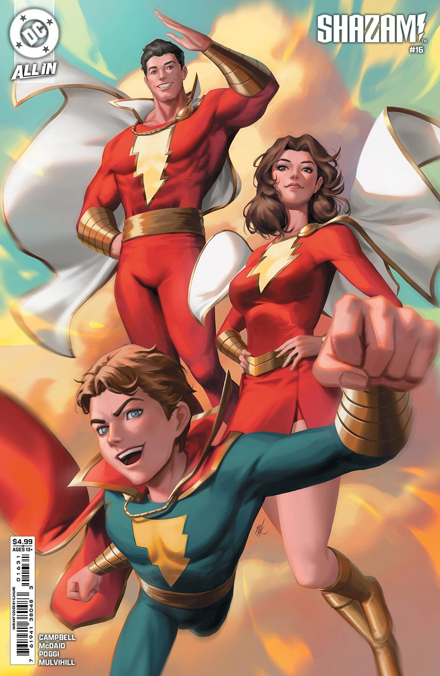 SHAZAM Vol 4 #16 Cover C Variant Ejikure Card Stock Cover (DC All In)