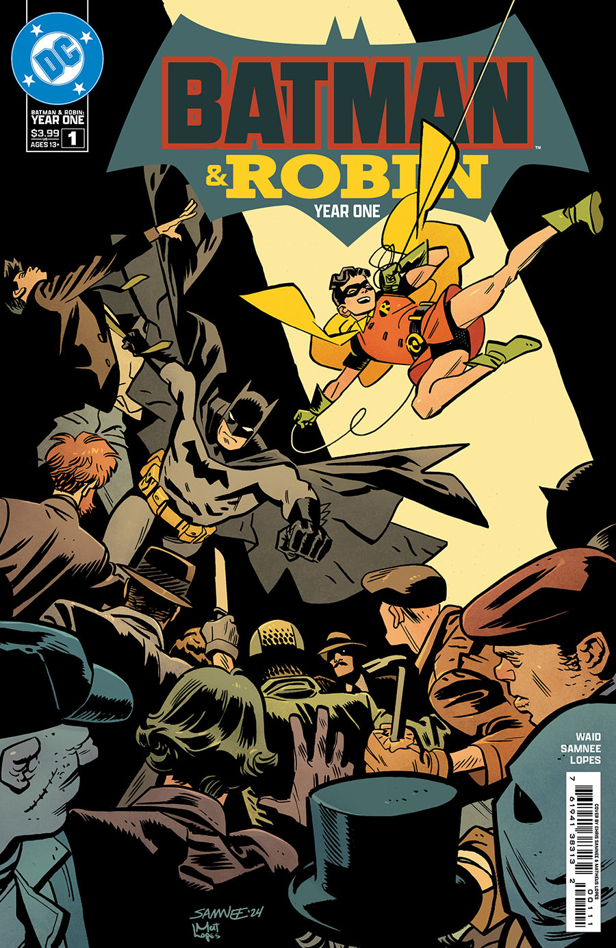 Batman And Robin Year One #1 Cover A Regular Chris Samnee Cover (Limit 1 Per Customer)