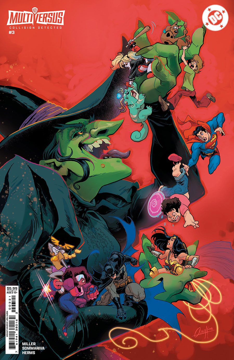 Multiversus Collision Detected #3 Cover B Variant Joel Ojeda Card Stock Cover