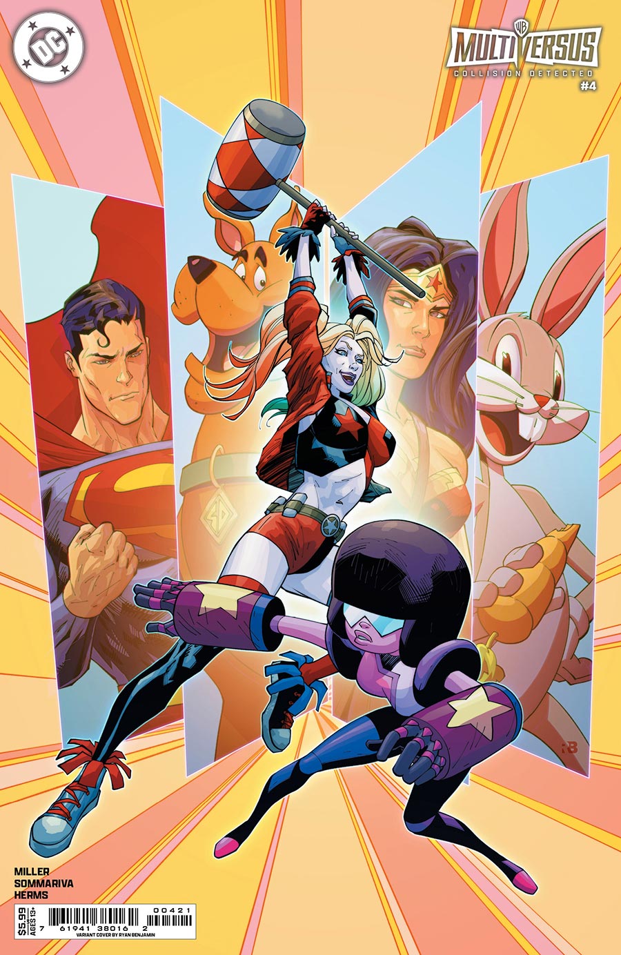 Multiversus Collision Detected #4 Cover B Variant Ryan Benjamin Card Stock Cover