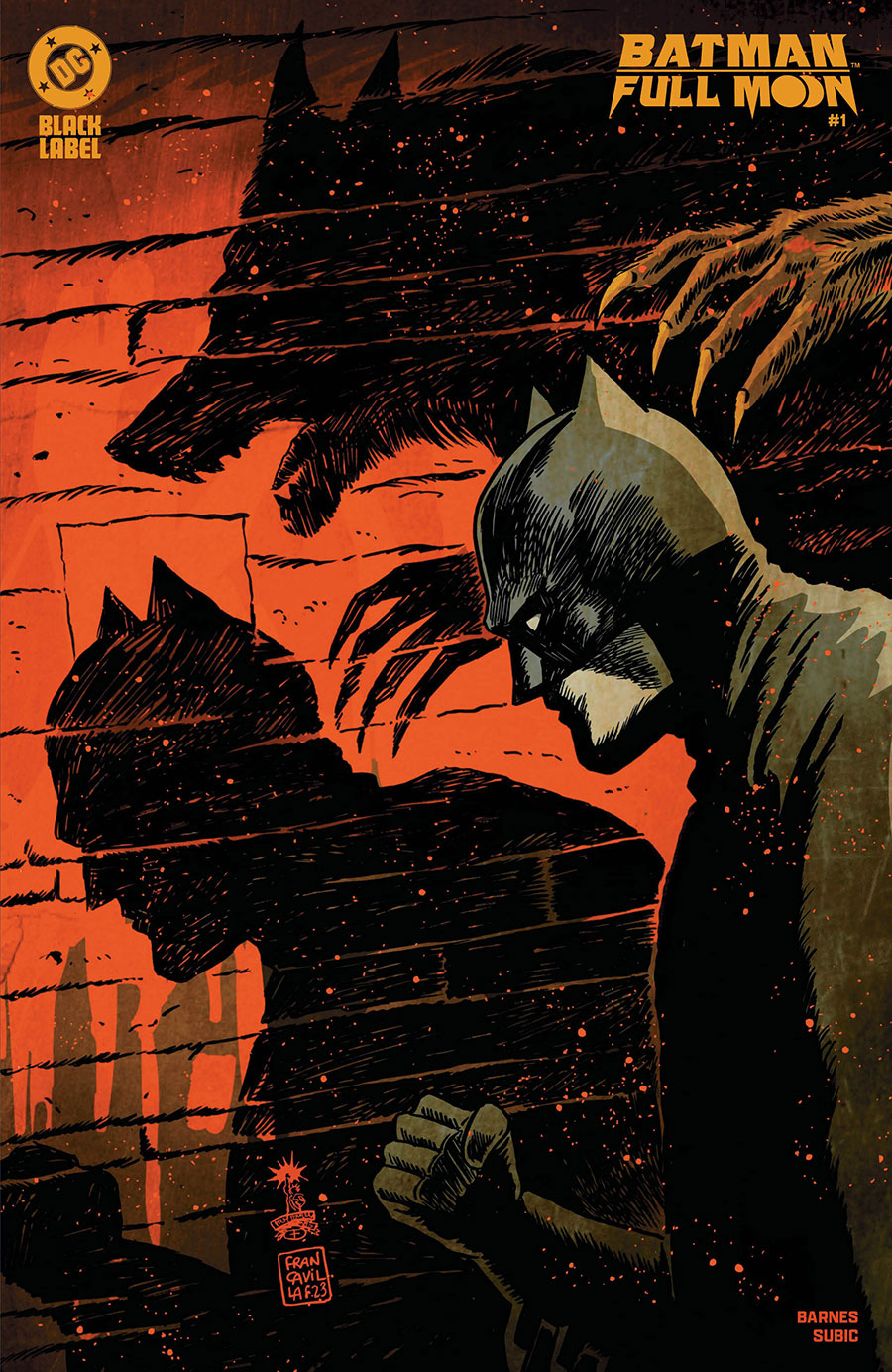 Batman Full Moon #1 Cover C Variant Francesco Francavilla Card Stock Cover (Limit 1 Per Customer)