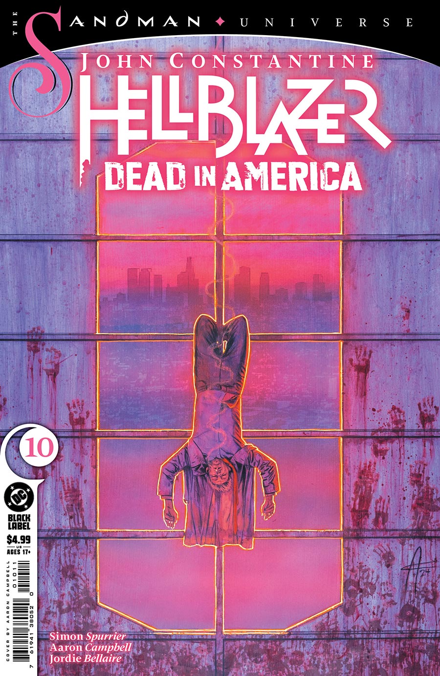 John Constantine Hellblazer Dead In America #10 Cover A Regular Aaron Campbell Cover